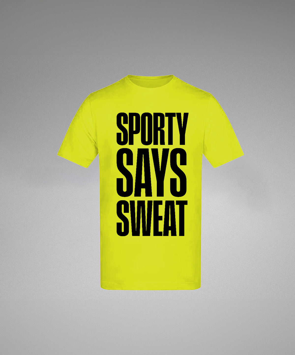 Sporty Says Sweat T-Shirt Green